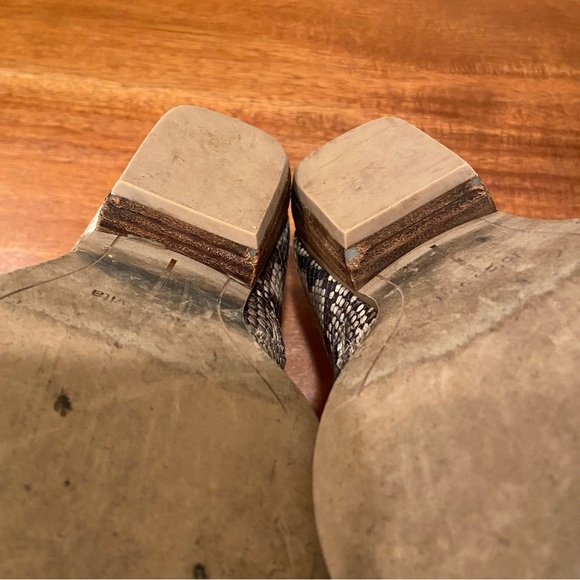 Dolce Vita Unity Snake Print Booties - Picture 9 of 9